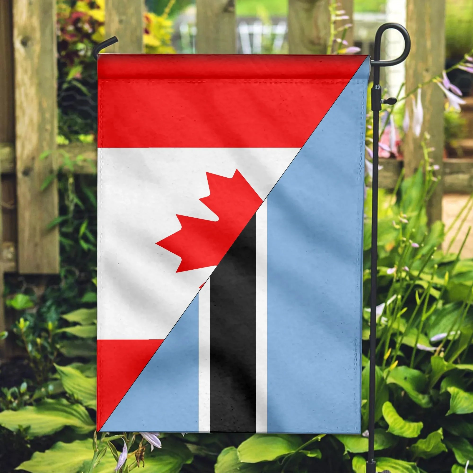 Canada Flag With Botswana Flag