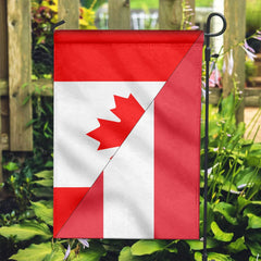 Canada Flag With Austria Flag