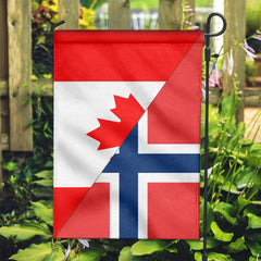 Canada Flag With Norway Flag