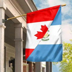 Canada Flag With Guatemala Flag