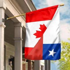 Canada Flag With Chile Flag