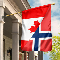 Canada Flag With Norway Flag