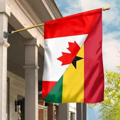 Canada Flag With Ghana Flag