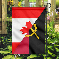 Canada Flag With Angola Flag