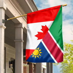 Canada Flag With Namibia Flag