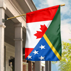 Canada Flag With Solomon Islands Flag