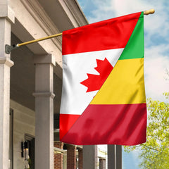 Canada Flag With Mali Flag