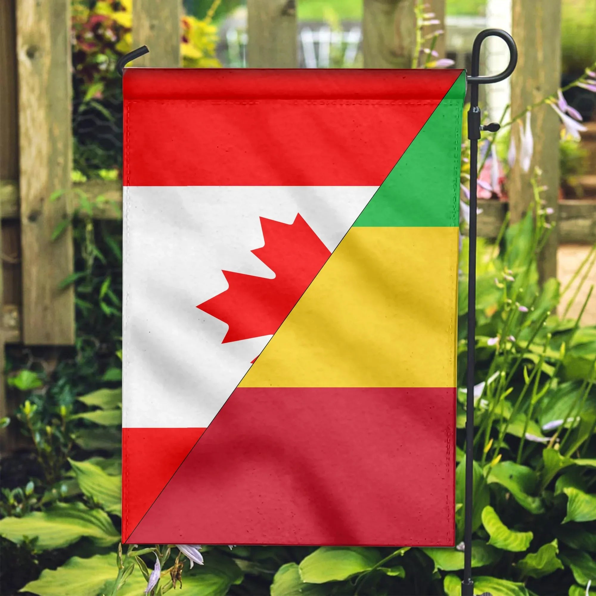 Canada Flag With Mali Flag