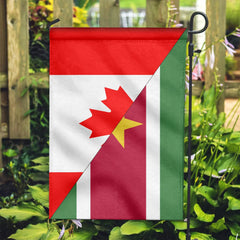 Canada Flag With Suriname Flag