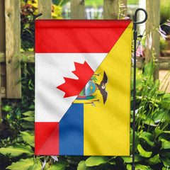 Canada Flag With Ecuador Flag