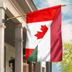 Canada Flag With Hungary Flag