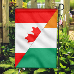 Canada Flag With Ivory Coast Flag