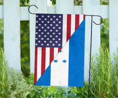 Us Flag With Honduras Flag