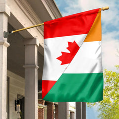 Canada Flag With Ivory Coast Flag