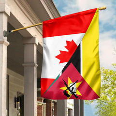 Canada Flag With Mozambique Flag