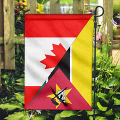 Canada Flag With Mozambique Flag