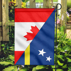 Canada Flag With Curacao Flag