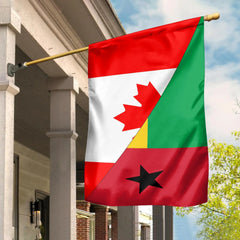 Canada Flag With Guinea Bissau Flag