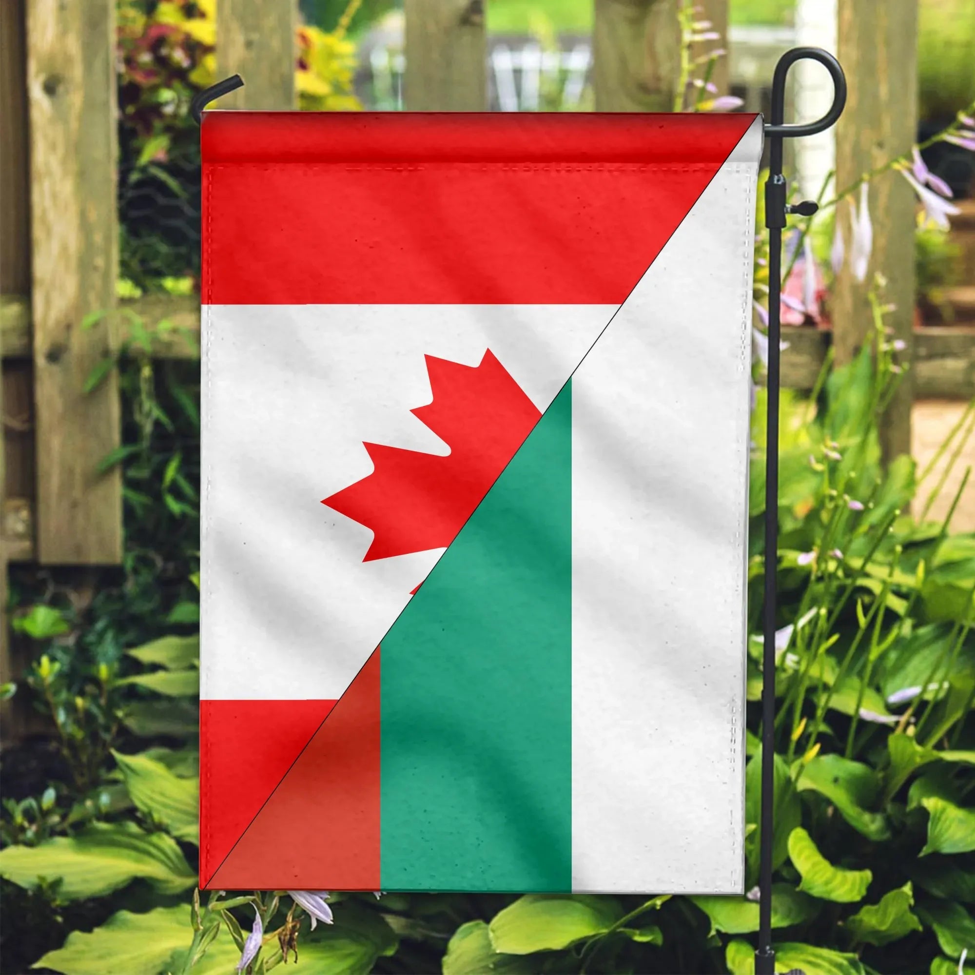 Canada Flag With Bulgaria Flag