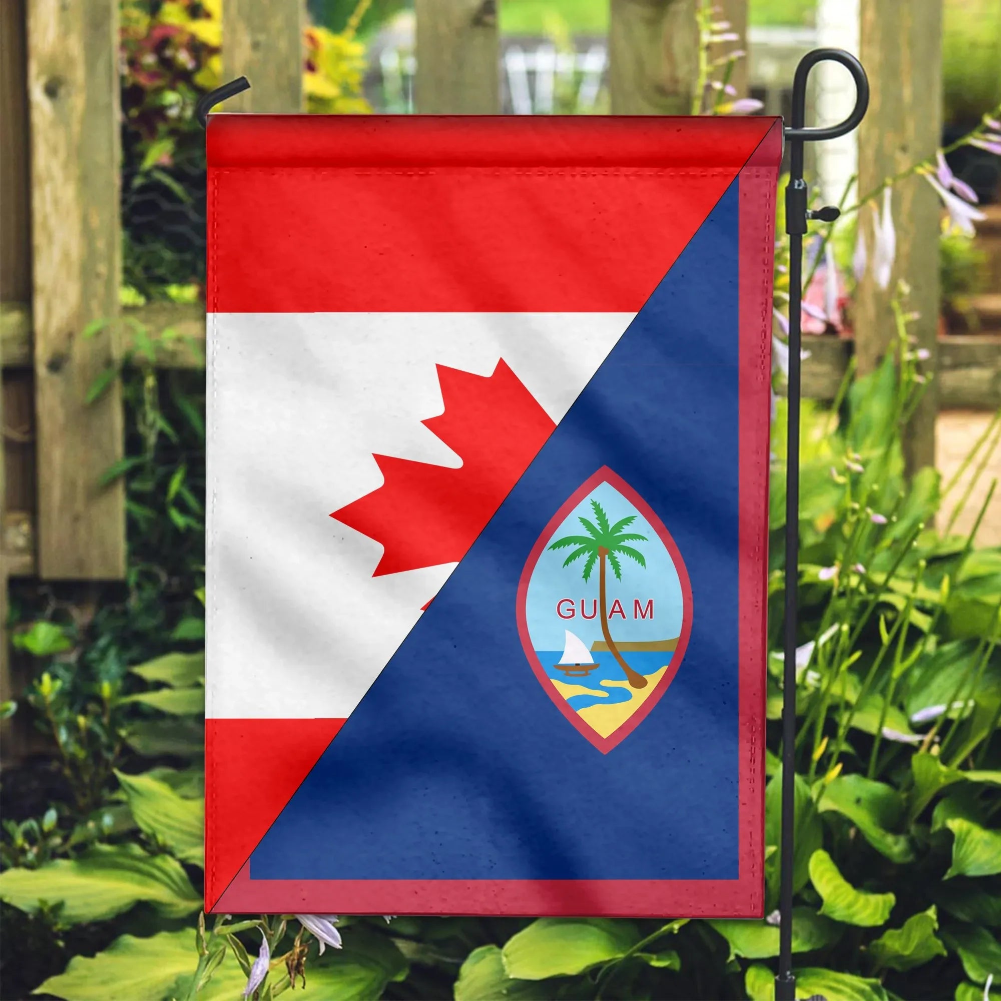 Canada Flag With Guamremake Flag