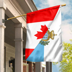 Canada Flag With San Marino Flag