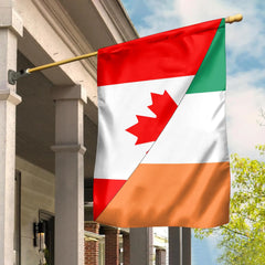 Canada Flag With Ireland Flag