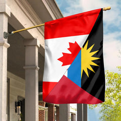 Canada Flag With Antigua & Barbuda Flag