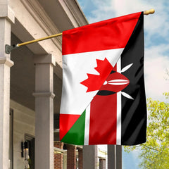 Canada Flag With Kenya Flag