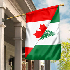 Canada Flag With Norfolk Island Flag