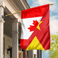 Canada Flag With Tigray Flag