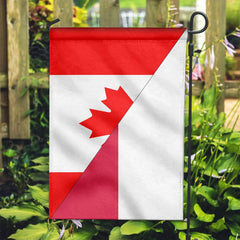 Canada Flag With Poland Flag