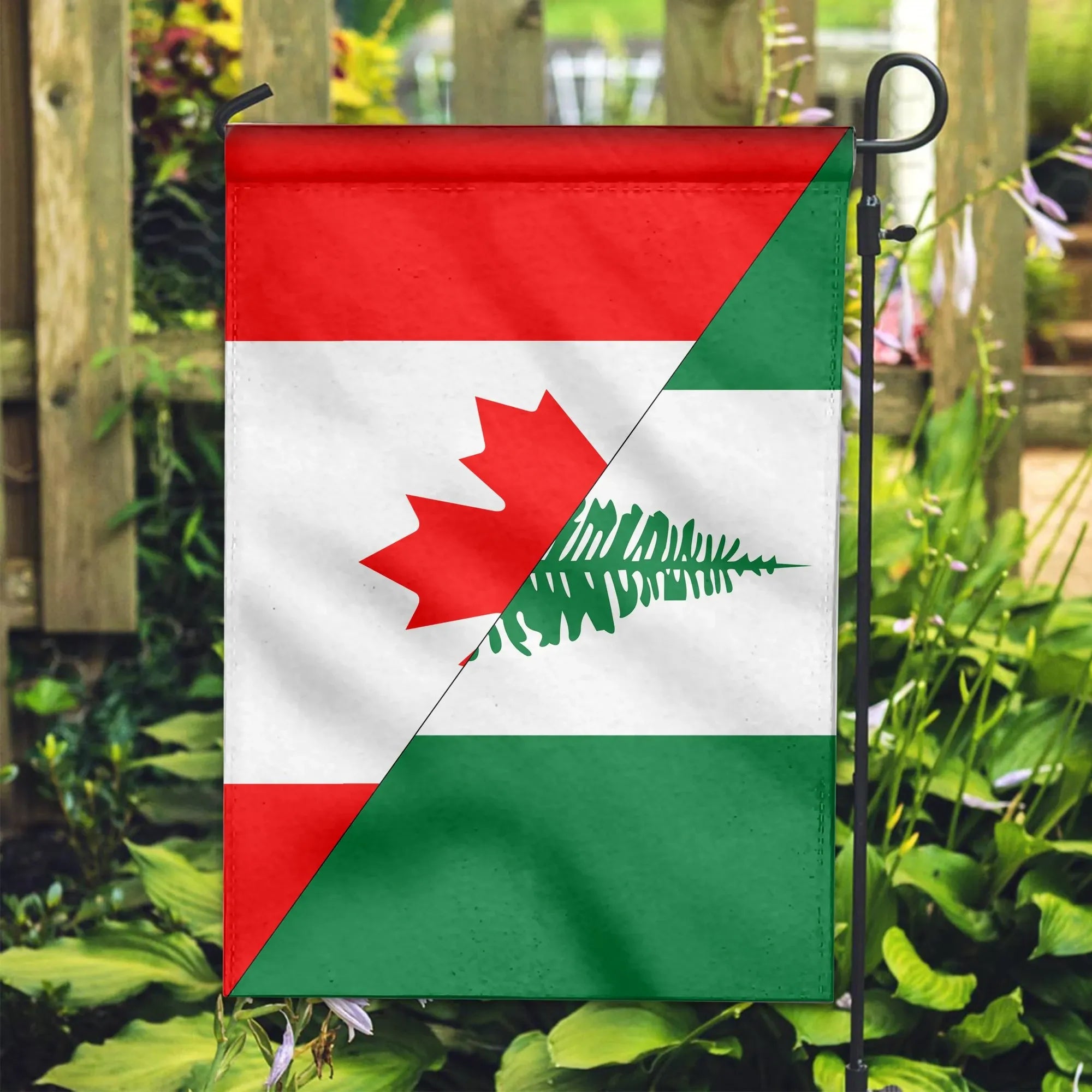 Canada Flag With Norfolk Island Flag