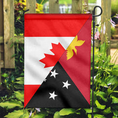 Canada Flag With Papua New Guinea Flag