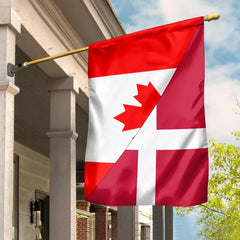 Canada Flag With Denmark Flag