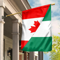 Canada Flag With Nigeria Flag