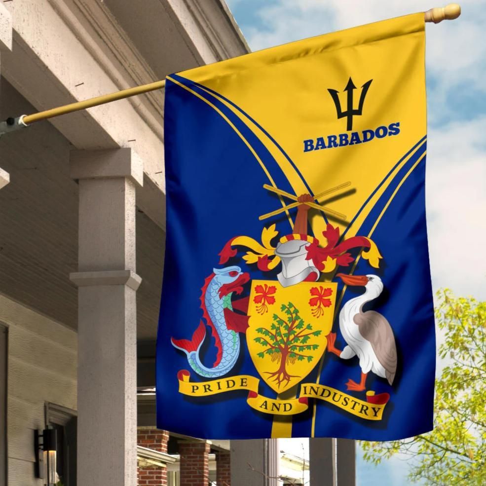 Barbados Flag Barbados Coat Of Arms & Flag