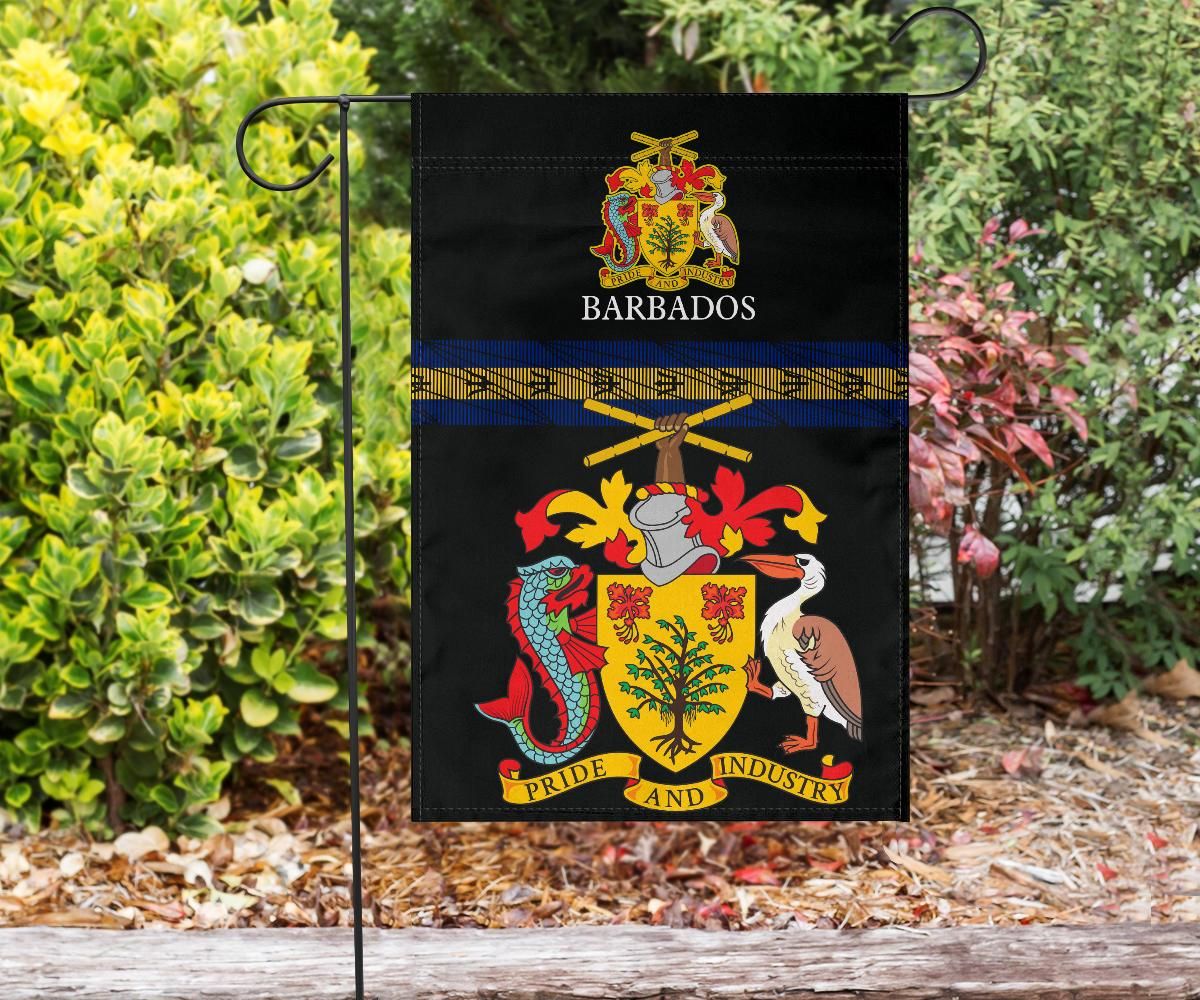 Barbados United Garden Flag