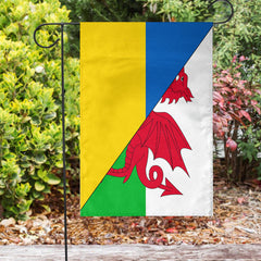 Wales Flag With Ukraine Flag