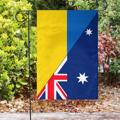 Australia Flag With Ukraine Flag