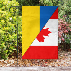 Canada Flag With Ukraine Flag