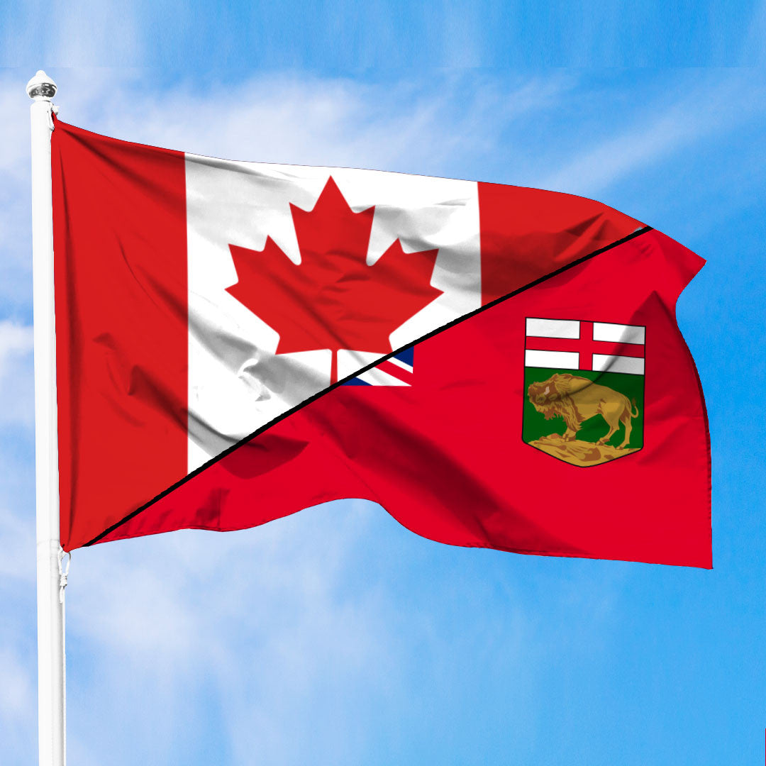 Canada Flag Of Manitoba Flag With Canada Flag