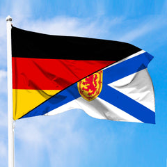 Canada Flag Of Nova Scotia Flag With Germany Flag