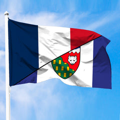 Canada Flag Of The Northwest Territories Flag With France Flag