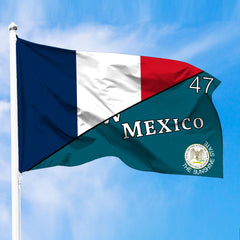 Flag Of New Mexico 1912 1925 Flag With France Flag