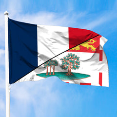 Canada Flag Of Prince Edward Island Flag With France Flag