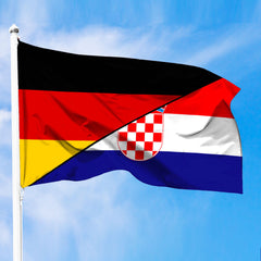 Croatia Flag With Germany Flag