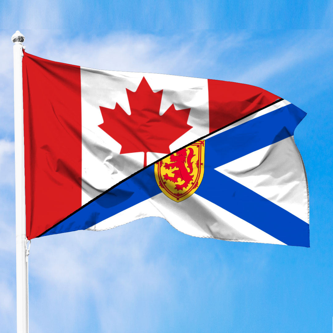 Canada Flag Of Nova Scotia Flag With Canada Flag