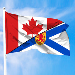 Canada Flag Of Nova Scotia Flag With Canada Flag