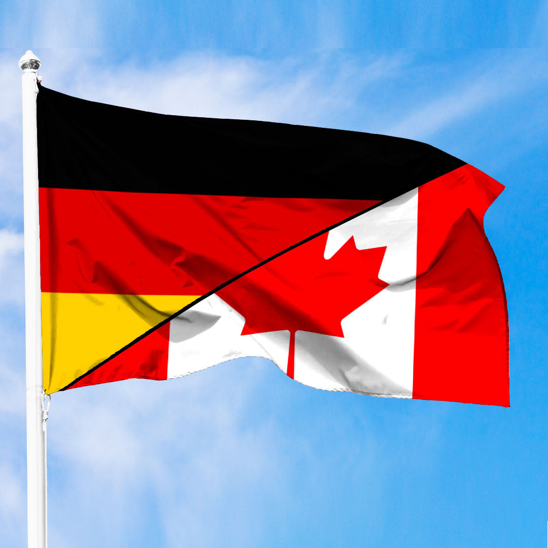 Canada Flag With Germany Flag