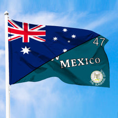 Flag Of New Mexico 1912 1925 Flag With Australia Flag